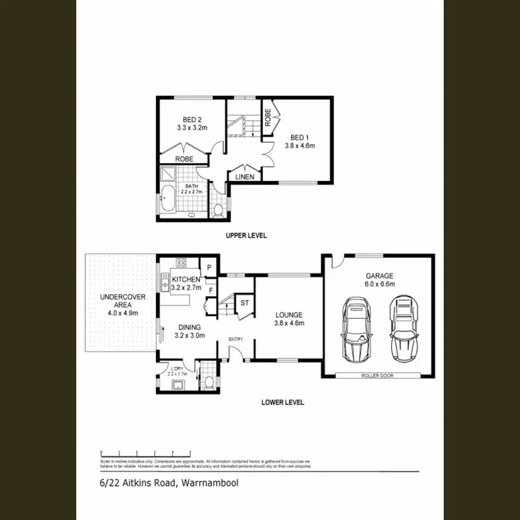 Floorplan of Homely house listing, 6/22 Aitkins Road, Warrnambool VIC 3280