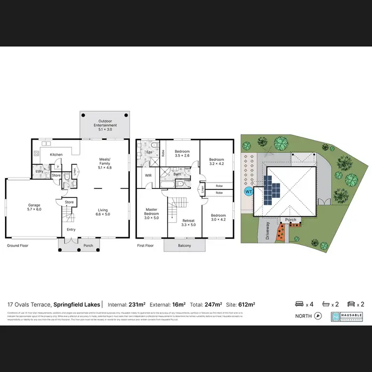 Floorplan of Homely house listing, 17 Ovals Terrace, Springfield Lakes QLD 4300