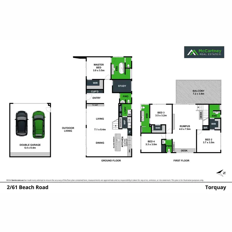 Floorplan of Homely house listing, 2/61 Beach Road, Torquay VIC 3228