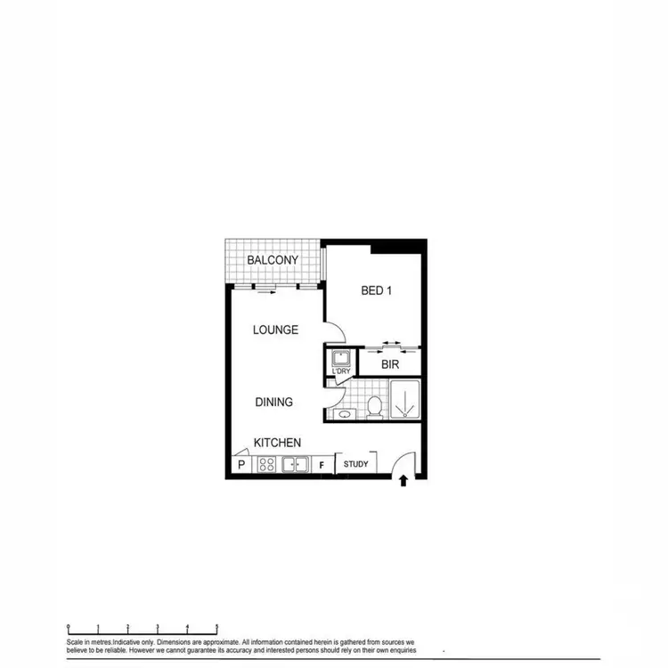 Floorplan of Homely apartment listing, Lv 1/108 Flinders Street, Melbourne VIC 3000