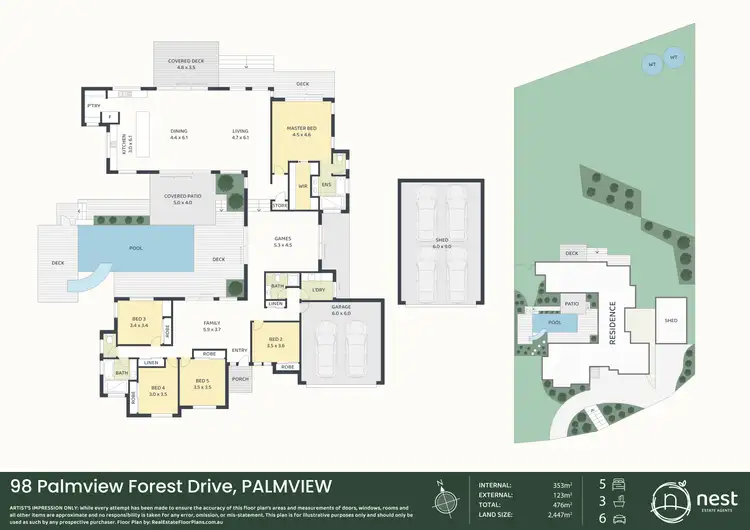 Floorplan of Homely house listing, 98 Palmview Forest Drive, Palmview QLD 4553