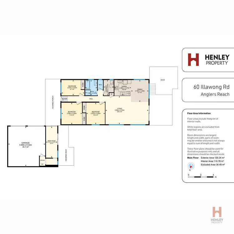 Floorplan of Homely house listing, 60 Illawong Road, Anglers Reach NSW 2629