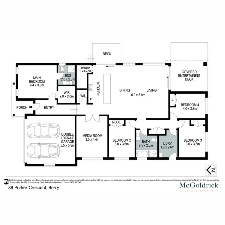 Floorplan of Homely house listing, 88 Parker Crescent, Berry NSW 2535