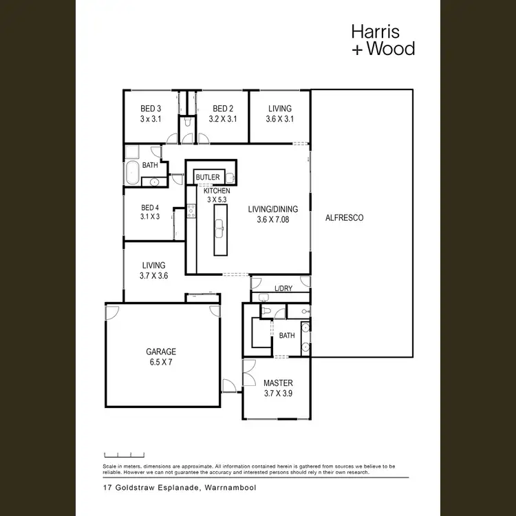 Floorplan of Homely house listing, 17 Goldstraw Esplanande, Warrnambool VIC 3280