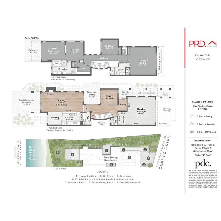 Floorplan of Homely house listing, 714 Glades Drive, Robina QLD 4226
