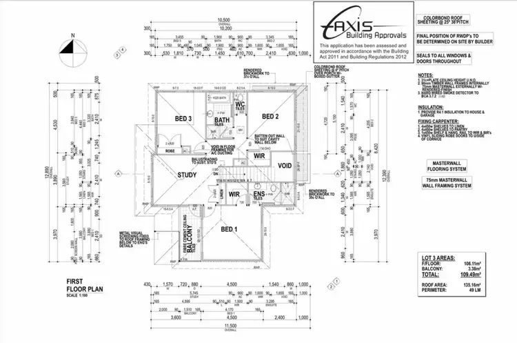Floorplan of Homely house listing, 70C Northstead Street, Scarborough WA 6019