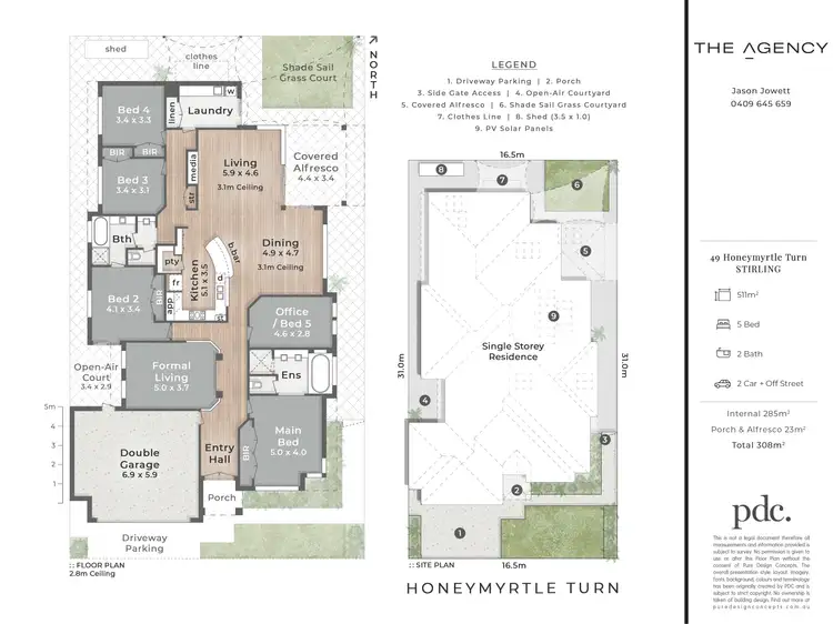 Floorplan of Homely house listing, 49 Honeymyrtle Turn, Stirling WA 6021