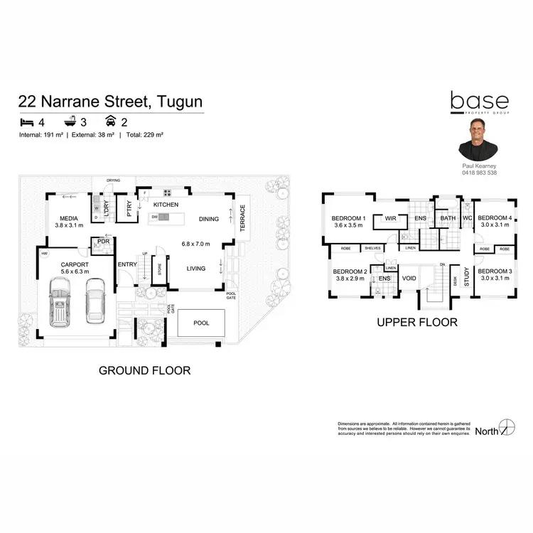 Floorplan of Homely house listing, 22 Narrane Street, Tugun QLD 4224