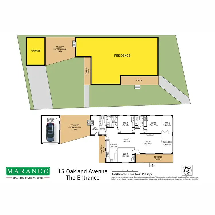 Floorplan of Homely house listing, 15 Oakland Avenue, The Entrance NSW 2261