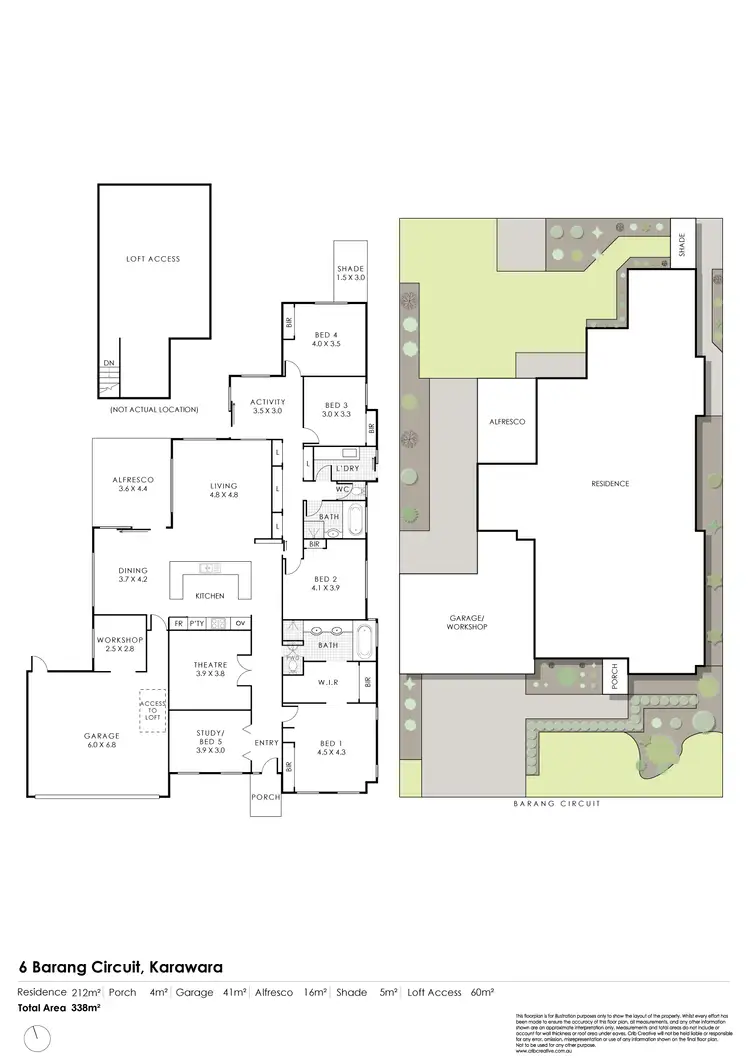 Floorplan of Homely house listing, 6 Barang Circuit, Karawara WA 6152