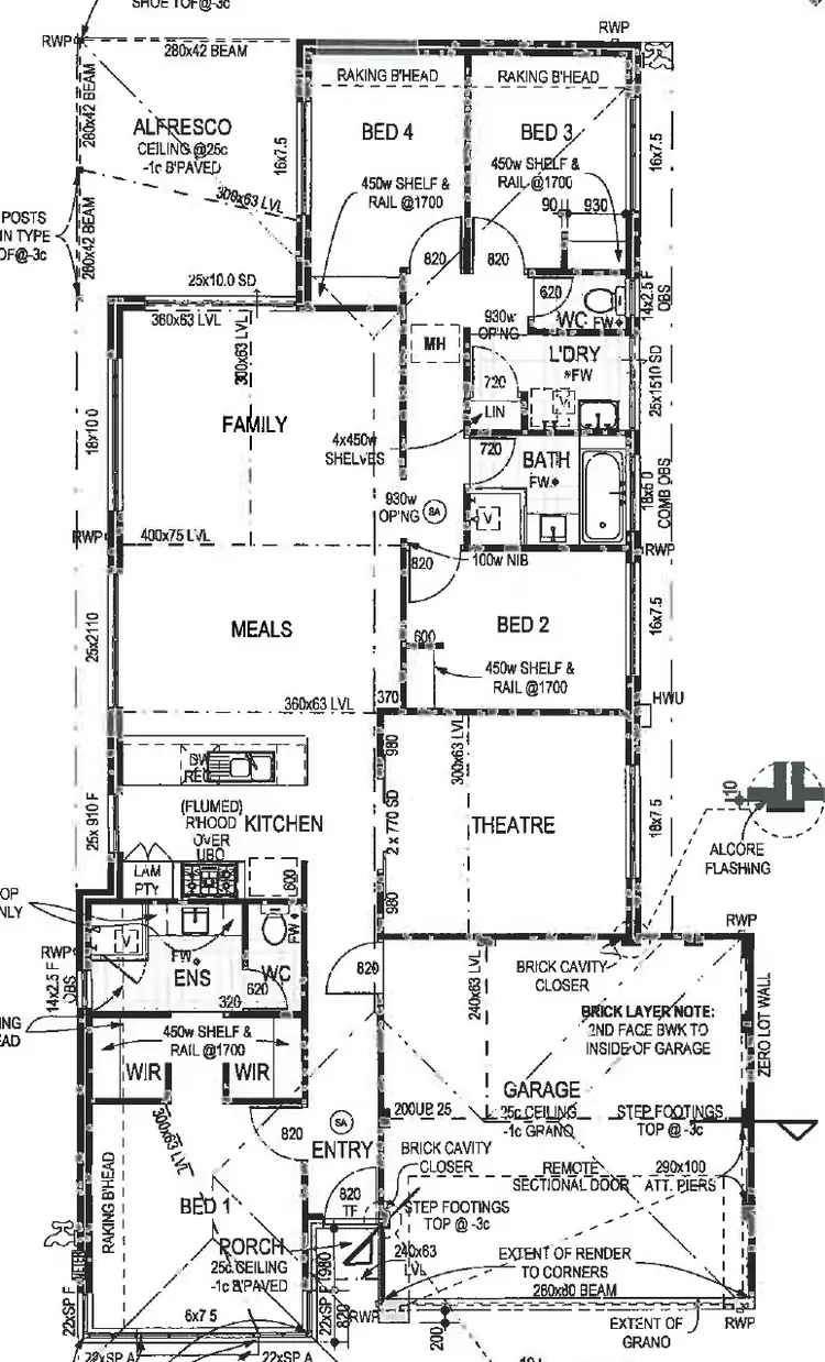 Floorplan of Homely house listing, 21 Isabelline Terrace, Karnup WA 6176