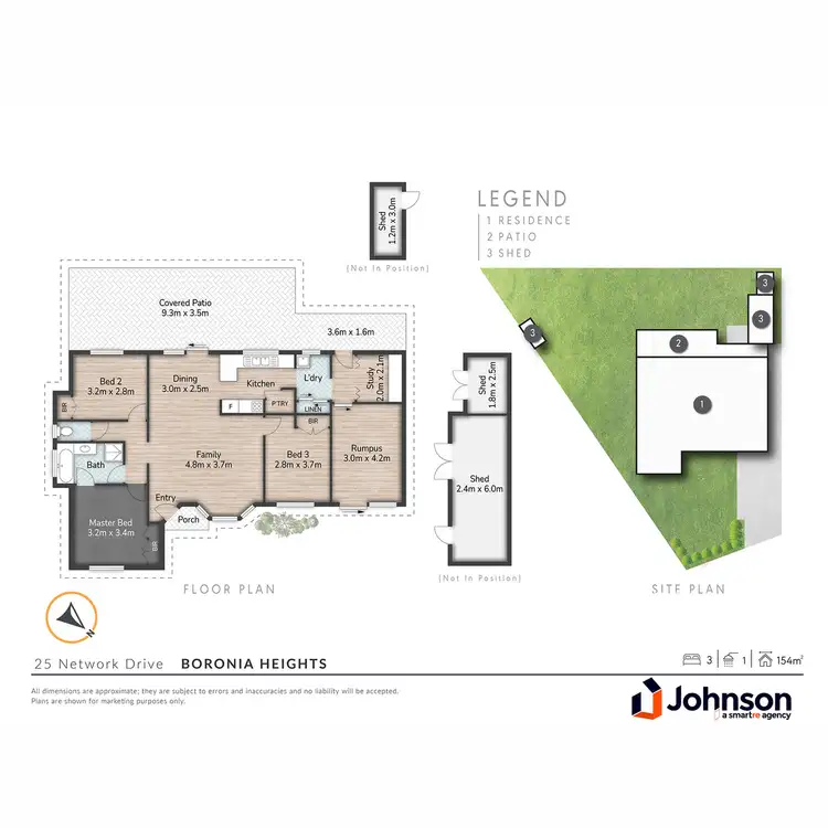 Floorplan of Homely house listing, 25 Network Drive, Boronia Heights QLD 4124