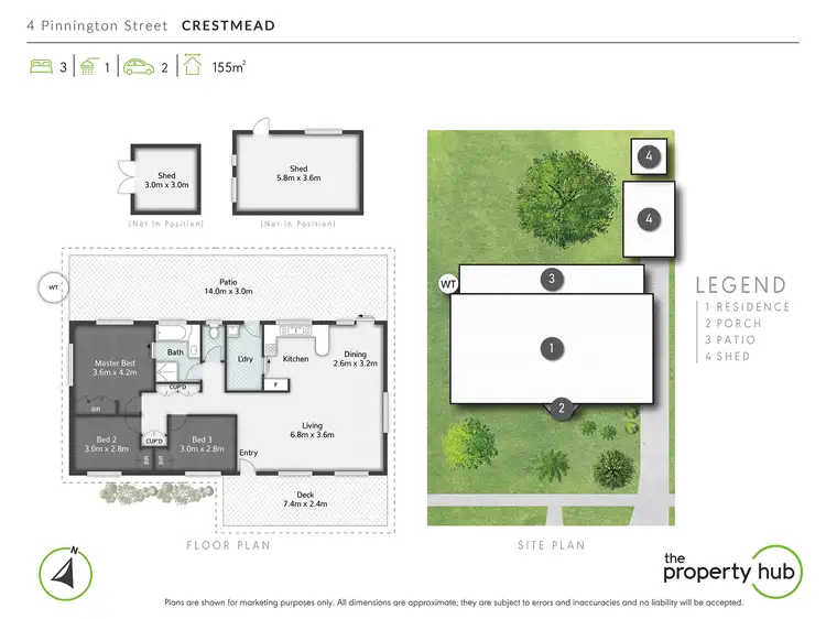 Floorplan of Homely house listing, 4 Pinnington Street, Crestmead QLD 4132