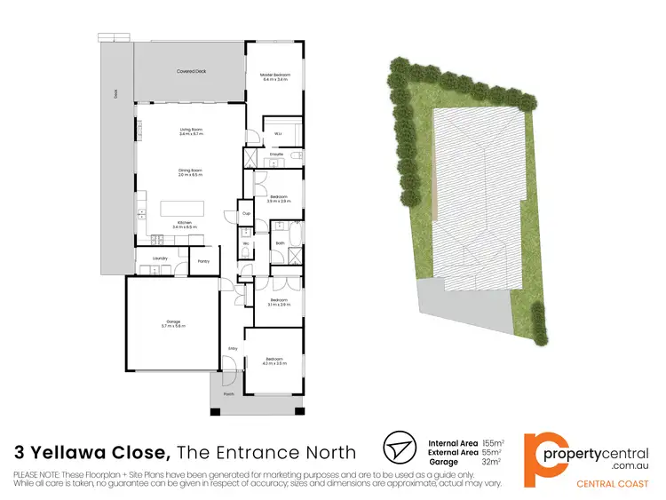 Floorplan of Homely house listing, 3 Yellawa Close, The Entrance North NSW 2261