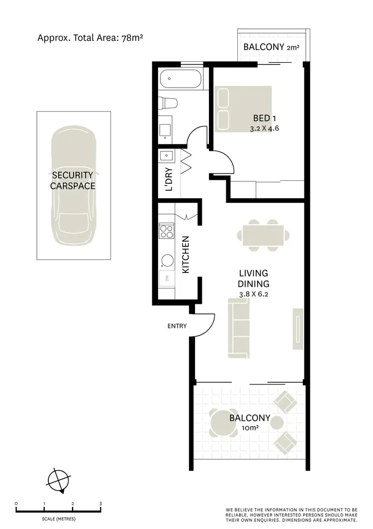 Floorplan of Homely apartment listing, 230/3 Queen Street, Rosebery NSW 2018