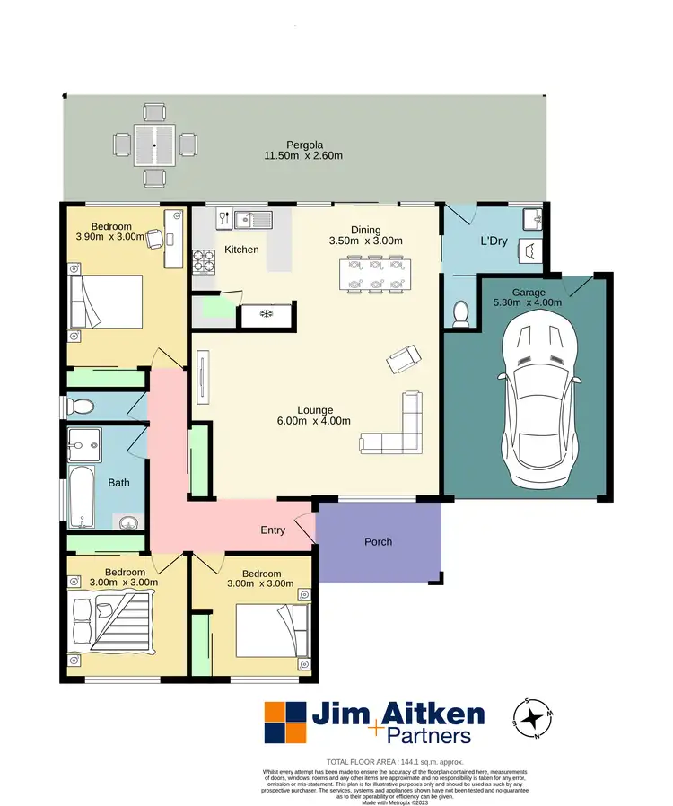 Floorplan of Homely villa listing, 8a Balaclava Road, Emu Heights NSW 2750
