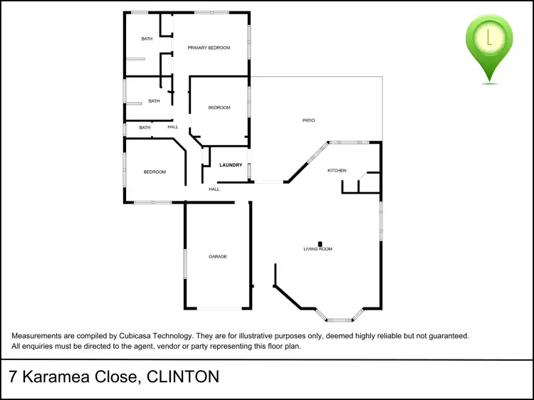 Floorplan of Homely house listing, 7 Karamea Close, Clinton QLD 4680