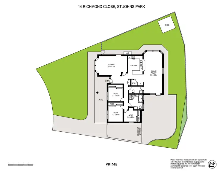 Floorplan of Homely house listing, 14 Richmond Close, St Johns Park NSW 2176