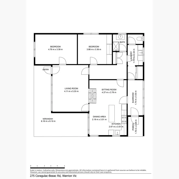 Floorplan of Homely rural property listing, 275 Coragulac - Beeac Road, Warrion VIC 3249