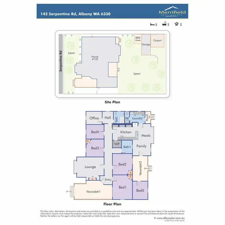 Floorplan of Homely house listing, 142 Serpentine Road, Albany WA 6330