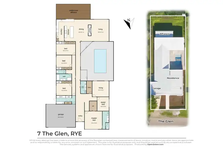 Floorplan of Homely house listing, 7 The Glen, Rye VIC 3941