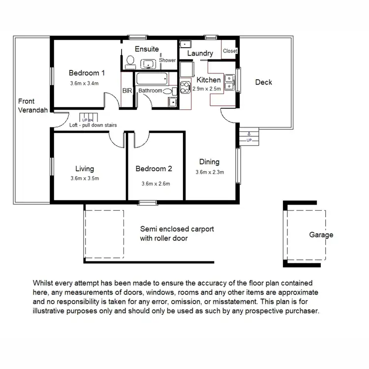 Floorplan of Homely house listing, 40 Langsford Street, Port Augusta SA 5700