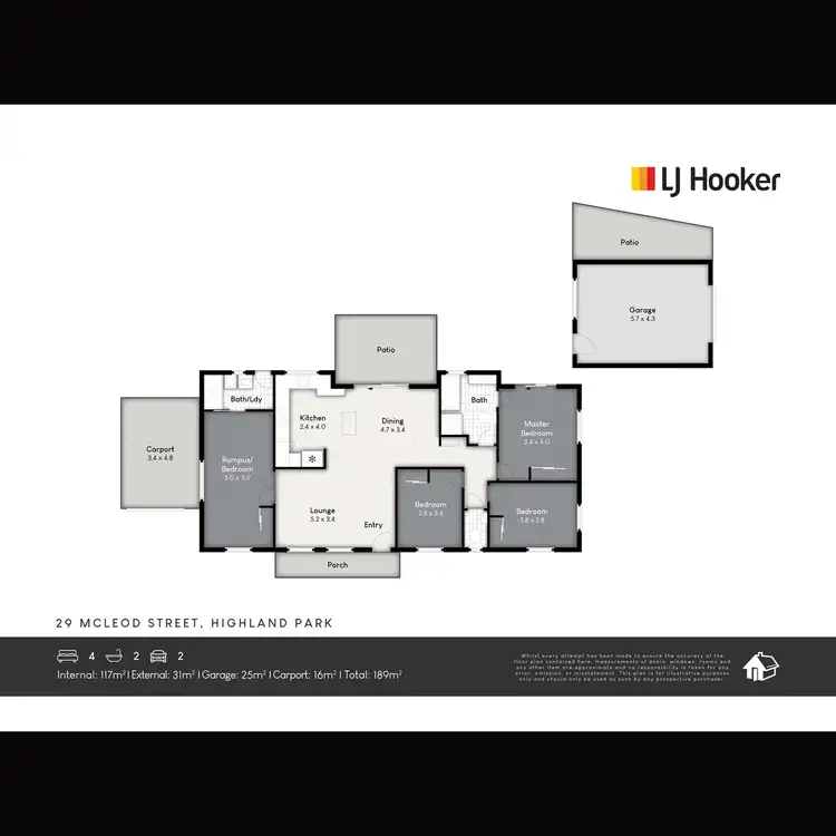 Floorplan of Homely house listing, 29 Mcleod Street, Highland Park QLD 4211