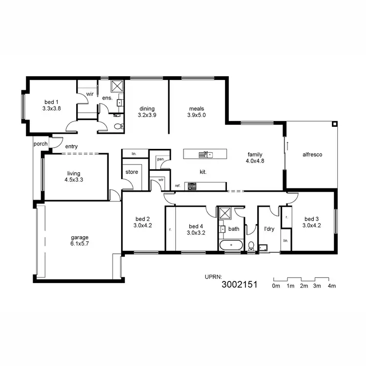 Floorplan of Homely house listing, 70 Granesse Drive, Ellenbrook WA 6069