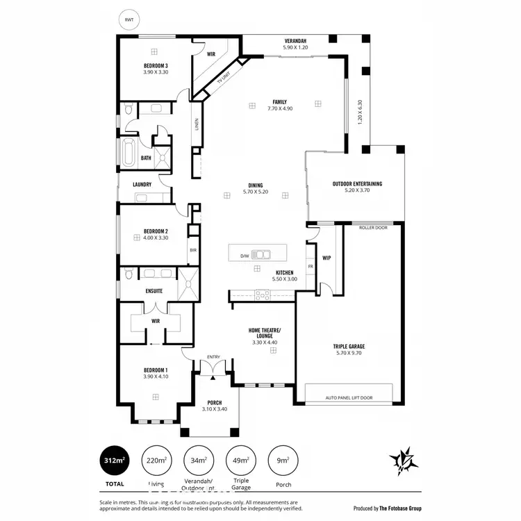 Floorplan of Homely house listing, 2A McHarg Road, Happy Valley SA 5159