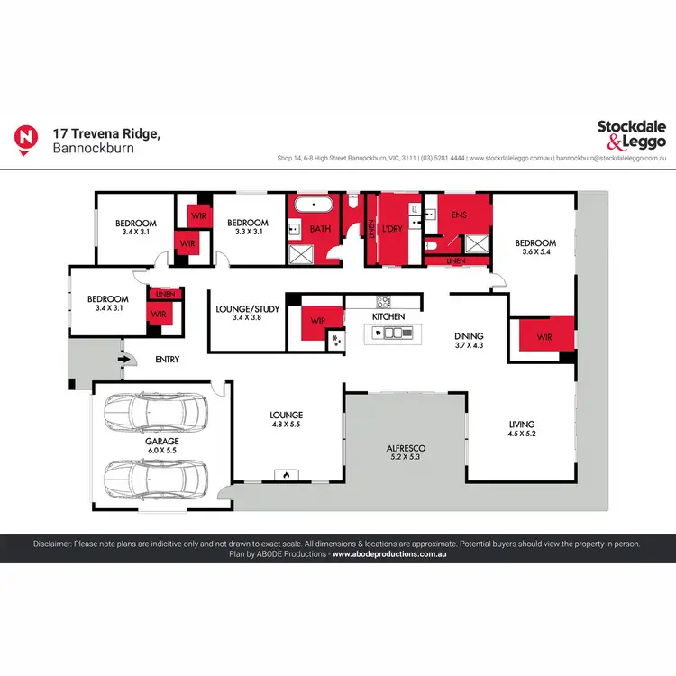 Floorplan of Homely house listing, 17 Trevena Ridge, Bannockburn VIC 3331