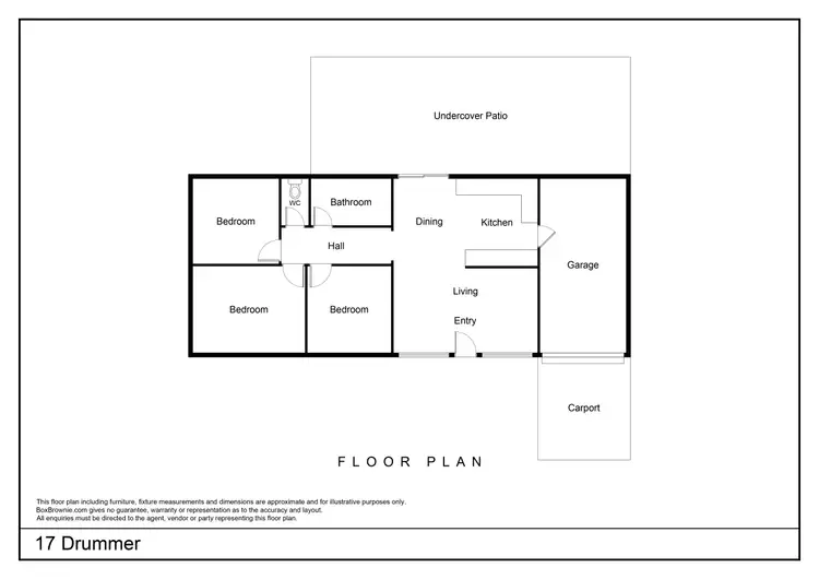 Floorplan of Homely house listing, 17 Drummer Street, Tin Can Bay QLD 4580