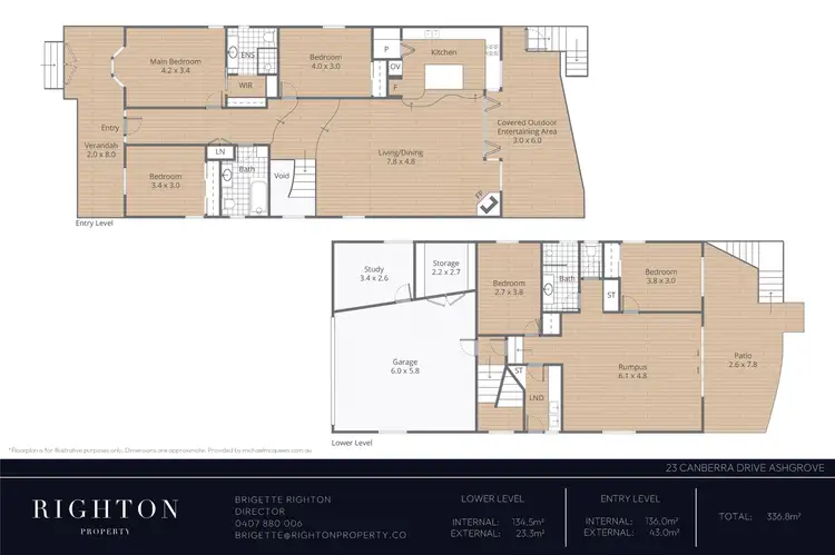 Floorplan of Homely house listing, 23 Canberra Drive, Ashgrove QLD 4060