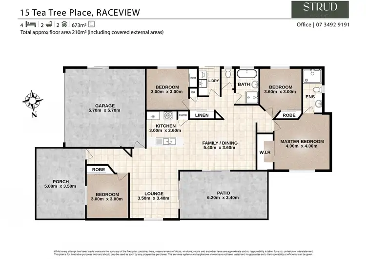 Floorplan of Homely house listing, 15 Tea Tree Place, Raceview QLD 4305