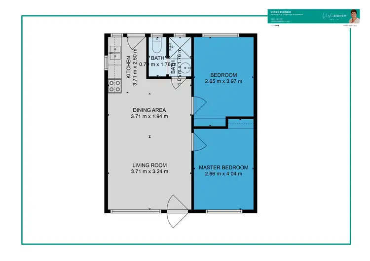 Floorplan of Homely apartment listing, 6/68-70 Short Street, Forster NSW 2428