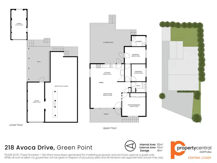 Floorplan of Homely house listing, 218 Avoca Drive, Green Point NSW 2251