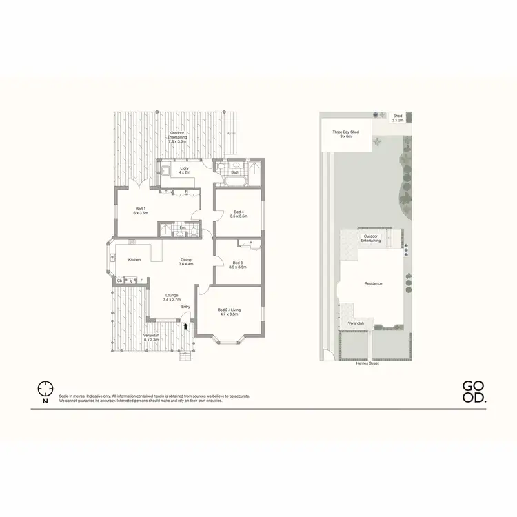Floorplan of Homely house listing, 76a Herries Street, East Toowoomba QLD 4350