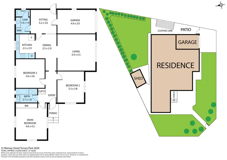 Floorplan of Homely house listing, 31 Blamey Street, Turvey Park NSW 2650