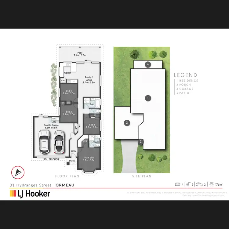 Floorplan of Homely house listing, 31 Hydrangea Street, Ormeau QLD 4208