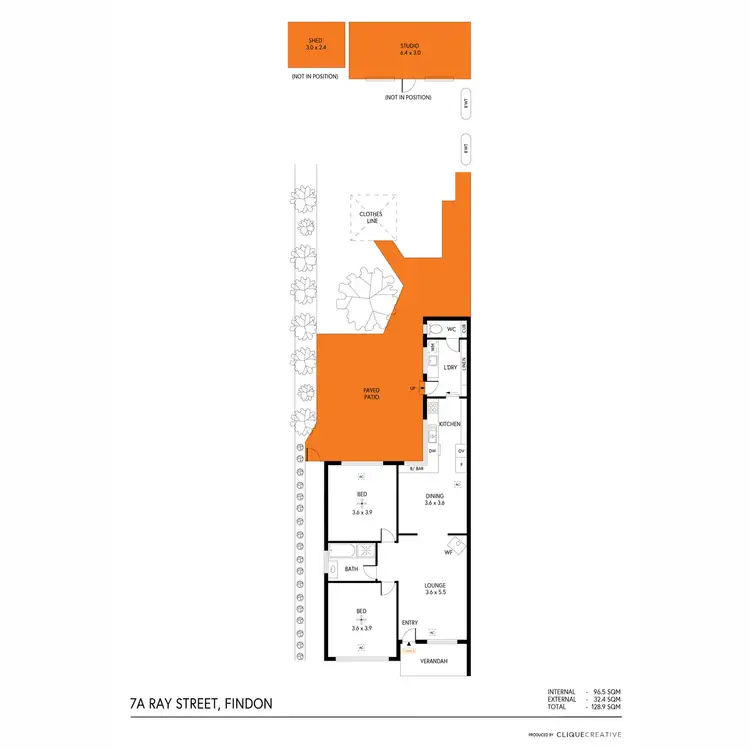Floorplan of Homely house listing, 4a Ray Street, Findon SA 5023