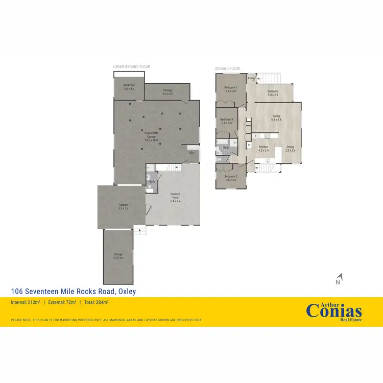 Floorplan of Homely house listing, 106 Seventeen Mile Rocks Road, Oxley QLD 4075