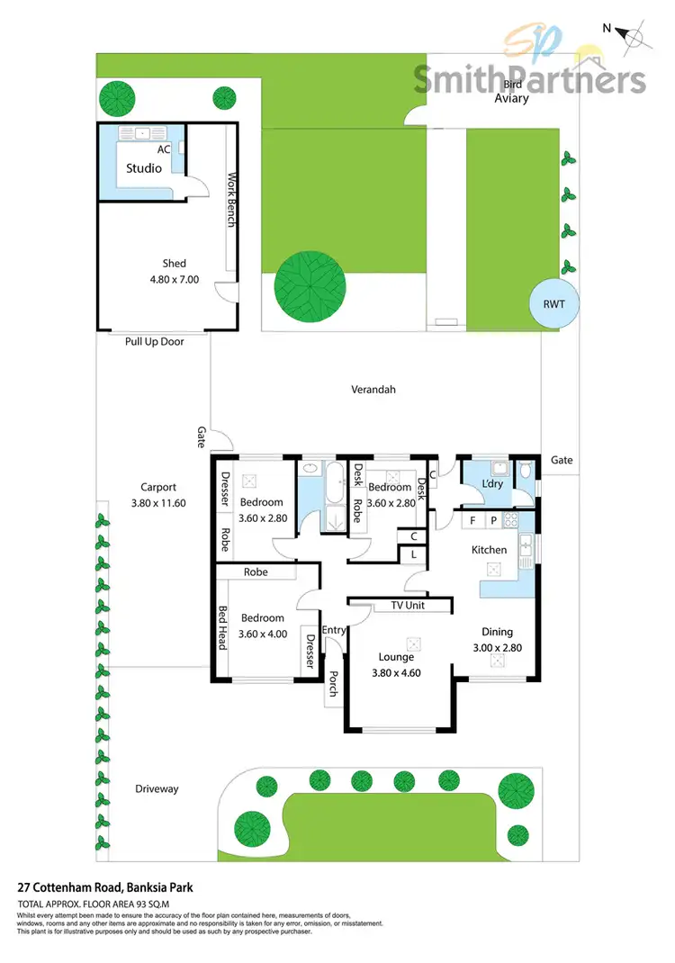 Floorplan of Homely house listing, 27 Cottenham Road, Banksia Park SA 5091