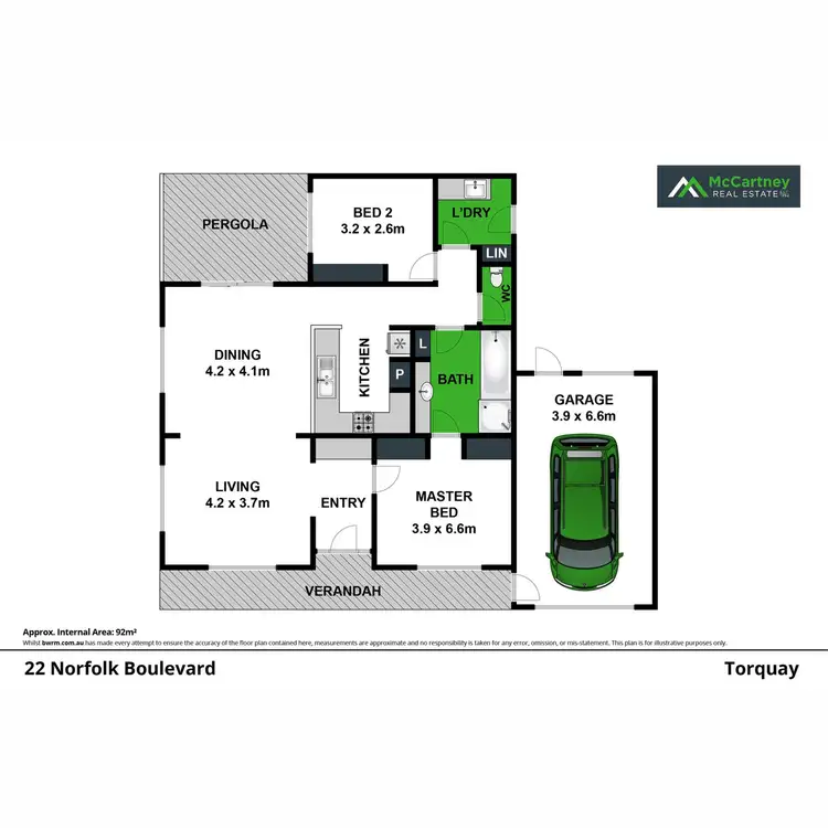 Floorplan of Homely house listing, 22 Norfolk Boulevard, Torquay VIC 3228