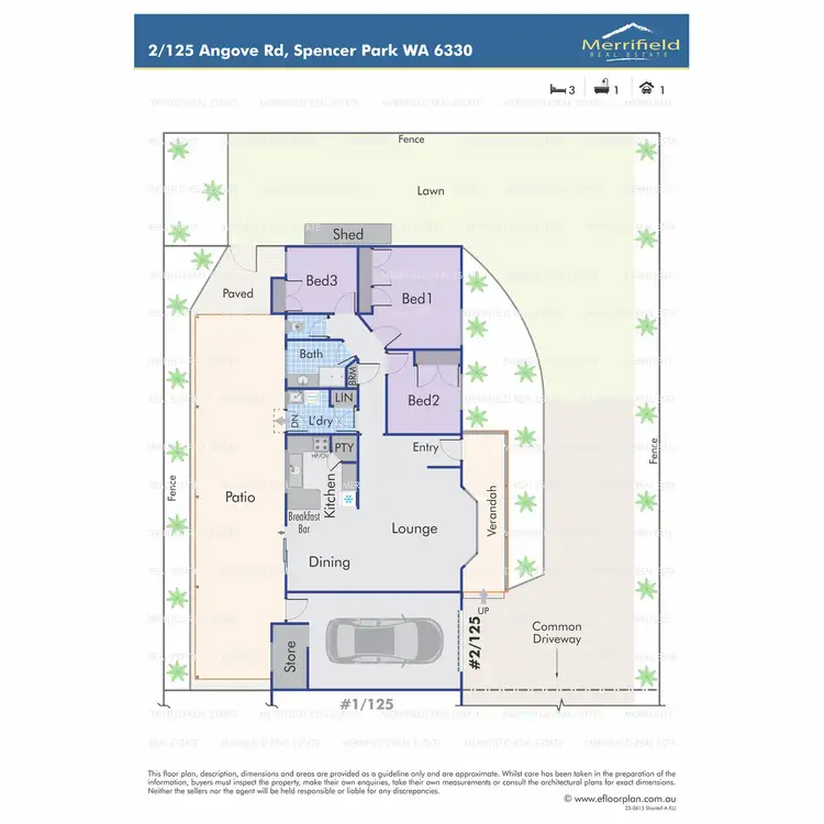 Floorplan of Homely house listing, 2/125 Angove Road, Spencer Park WA 6330