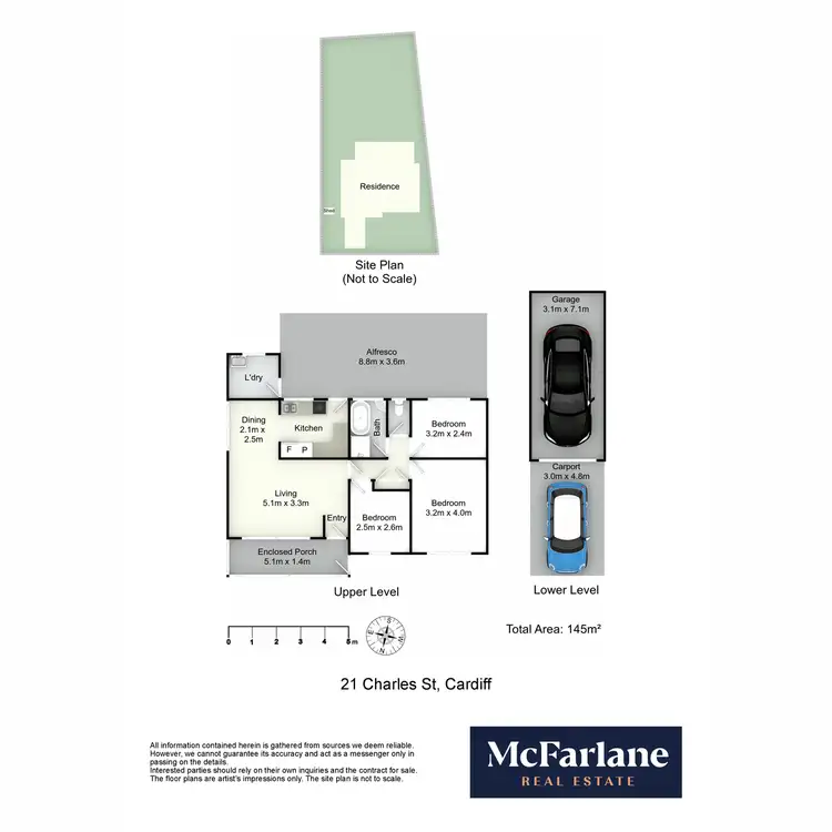 Floorplan of Homely house listing, 21 Charles Street, Cardiff NSW 2285