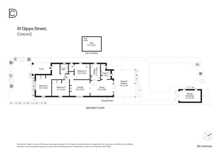 Floorplan of Homely house listing, 61 Gipps Street, Concord NSW 2137