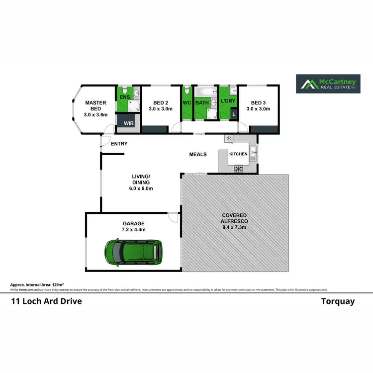 Floorplan of Homely house listing, 11 Loch Ard Drive, Torquay VIC 3228