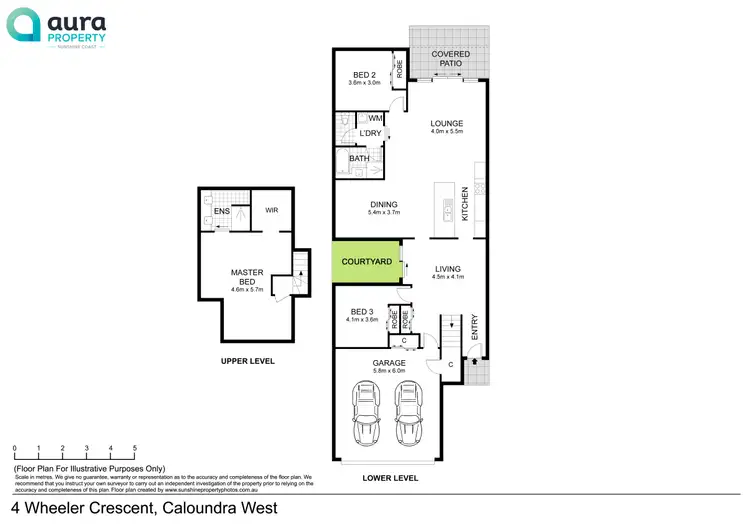 Floorplan of Homely house listing, 4 Wheeler Crescent, Caloundra West QLD 4551