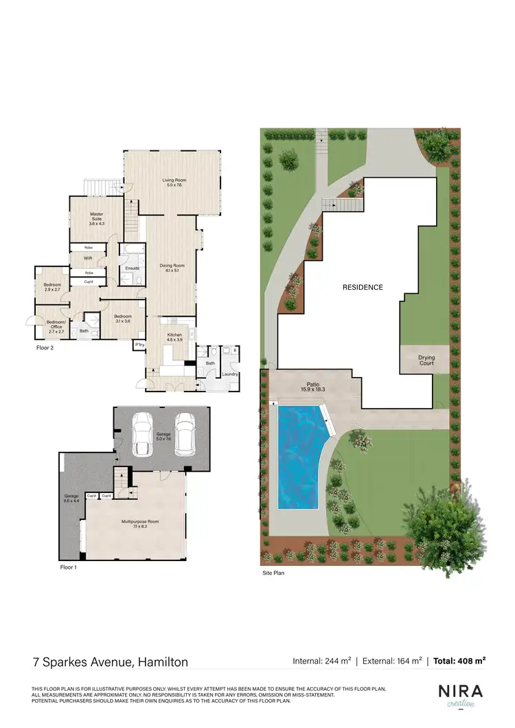 Floorplan of Homely house listing, 7 Sparkes Avenue, Hamilton QLD 4007