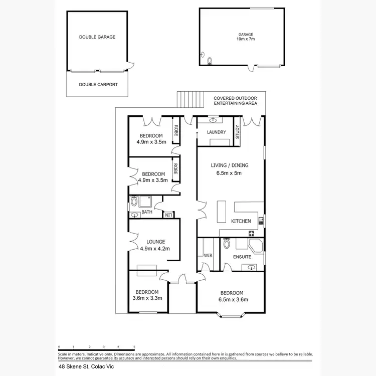 Floorplan of Homely house listing, 48, Skene Street, Colac VIC 3250