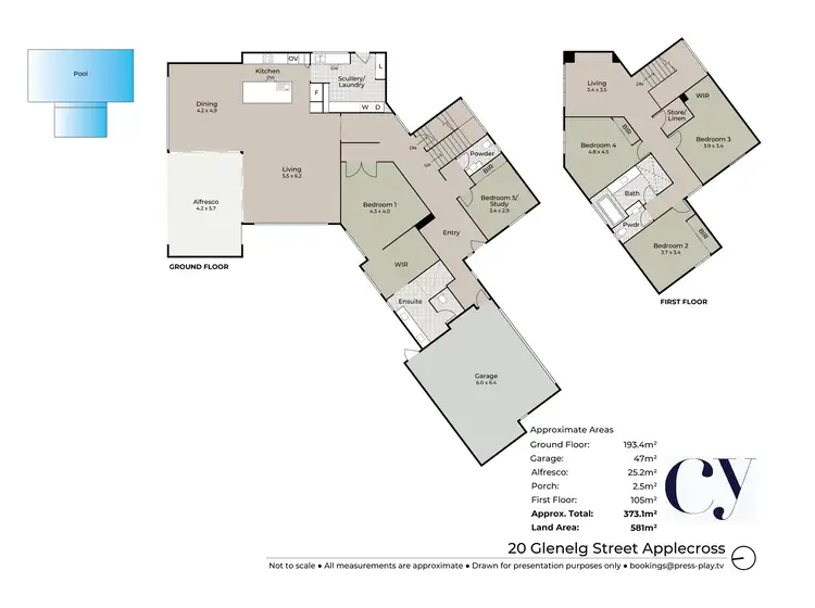 Floorplan of Homely house listing, 20 Glenelg Street, Applecross WA 6153